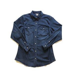 Duluth Trading Co denim shirt